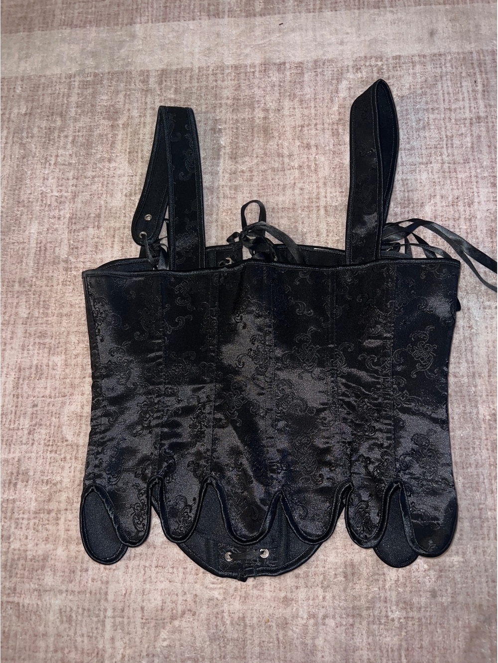 women’s black corset